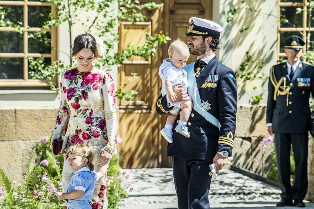 Prinsessan Sofia 2018, på prinsessan Adriennes dop. Sofia