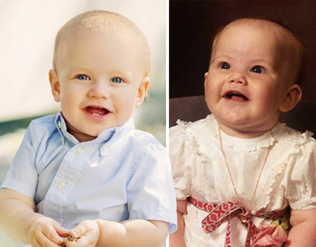 Prins Gabriel till vänster och mamma Sofia till höger! Prinsessan Sofia och prins Gabriel är så lika.