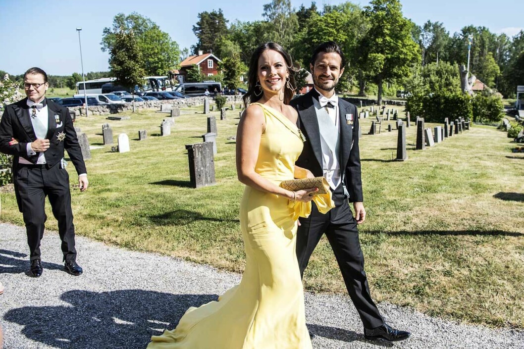 Prinsessan Sofia i gul klänning från Ida Lanto. Prinsessan Sofia