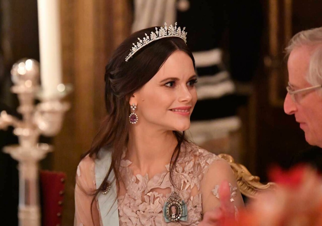 Sofia på kungens middag.