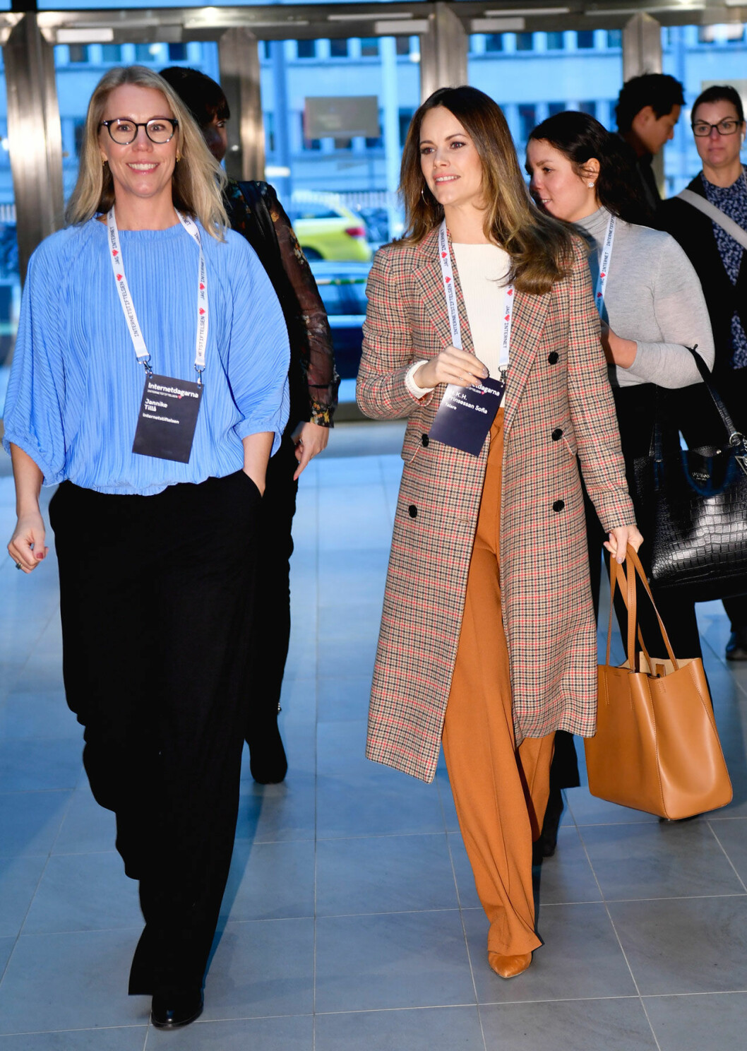 Sofia på språng under Internetdagarna i går. Sofia på språng under Internetdagarna 2019.