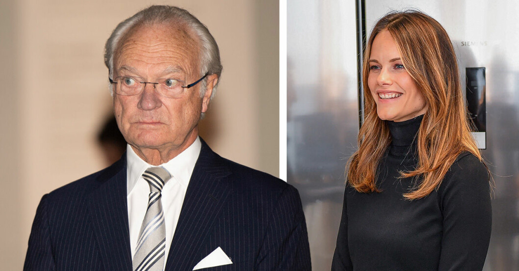 Kungen var skeptisk till Sofia. Kungen och prinsessan Sofia