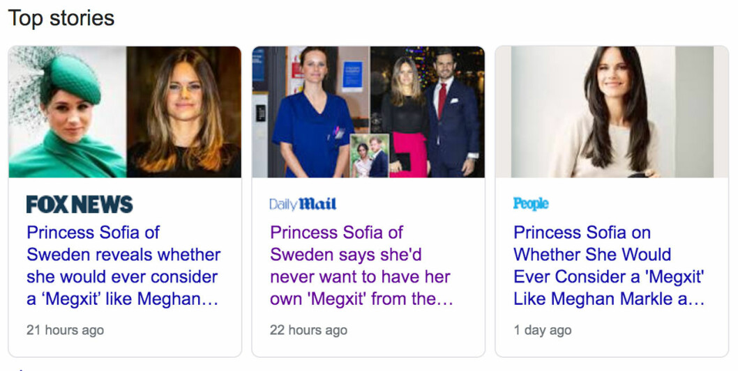 Prinsessan Sofia uppmärksammas stort i internationella medier – efter sina ord om Megxit. Prinsessan Sofia Megxit