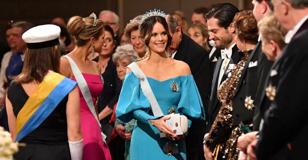 Prinsessan Sofia – i nya turkoser. Prinsessan Sofia i sitt privata diadem, toppat med turkoser.