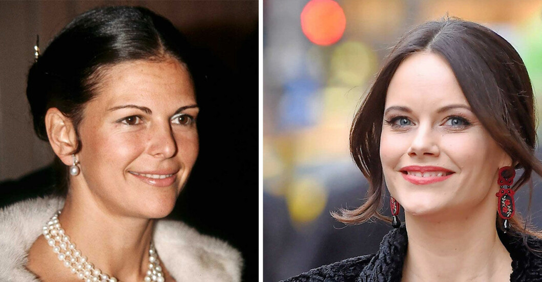 Det är många som tycker att Sofia är lik drottning Silvia som ung. Många tycker att Silvia och Sofia är lika varandra.