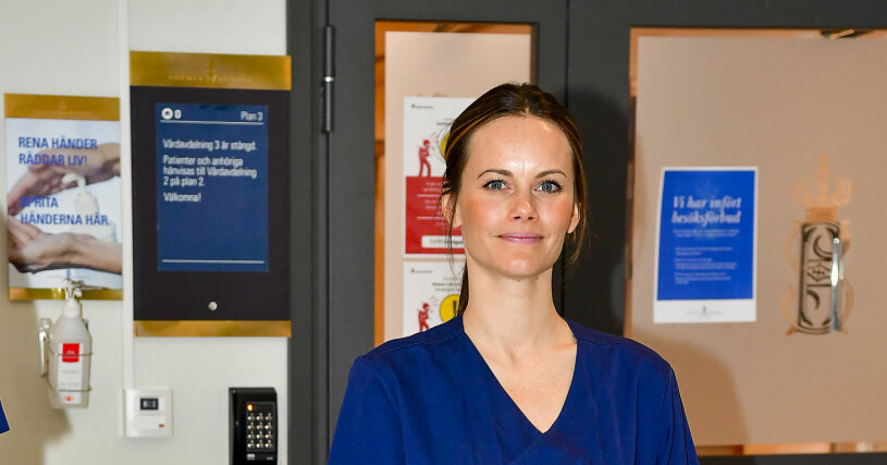 Bara några dagar innan hon uppvisade symtom arbetade prinsessan Sofia på Sophiahemmet. Sofia på Sophiahemmet