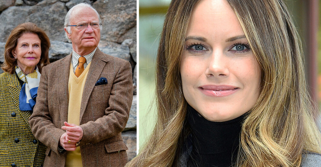 Prinsessan Sofia, kungen och drottning Silvia