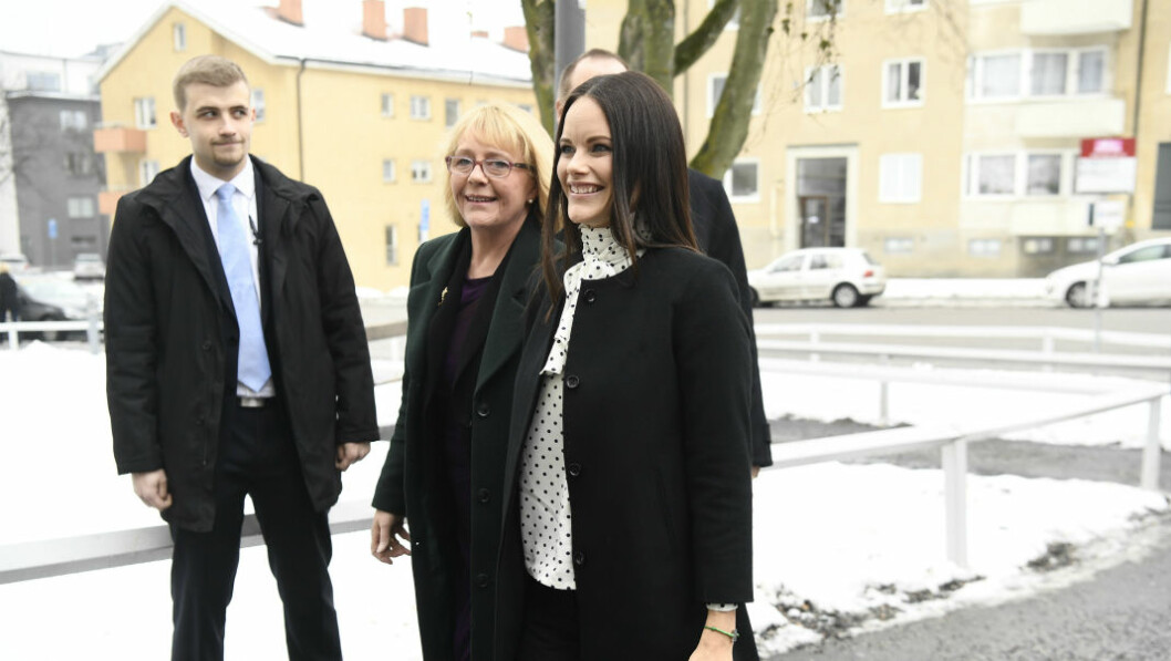Sofia anländer till Nya Södertälje sjukhus.