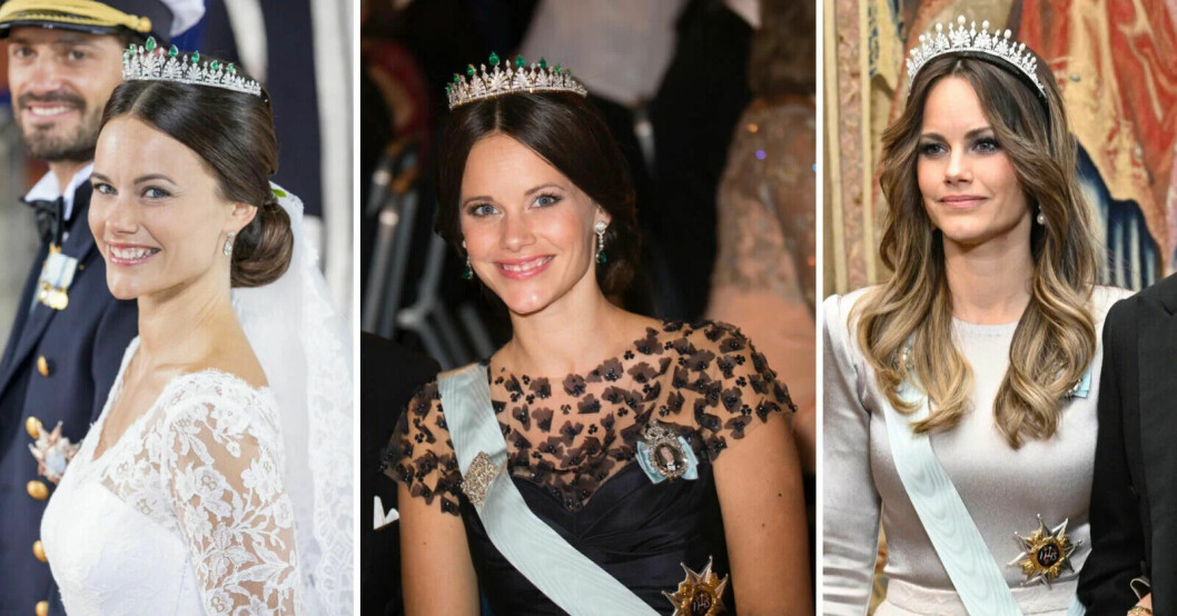 Prinsessan Sofias "bröllopstiara" är en riktig favorit. Prinsessan Sofia i tiara