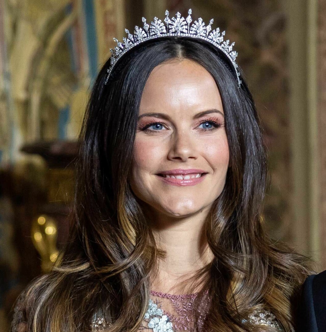 Sofias tiara utan extra ”pynt”. Prinsessan Sofias bröllopsdiadem - här utan smaragderna