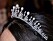 Närbild på prinsessan Sofias bröllopsdiadem på Nobelfesten 2017 med pärlor