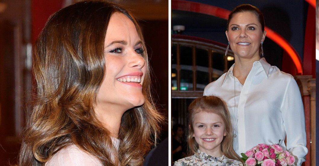 Prinsessan Sofia firar Victoria. Prinsessan Sofia och kronprinsessan Victoria med Estelle.