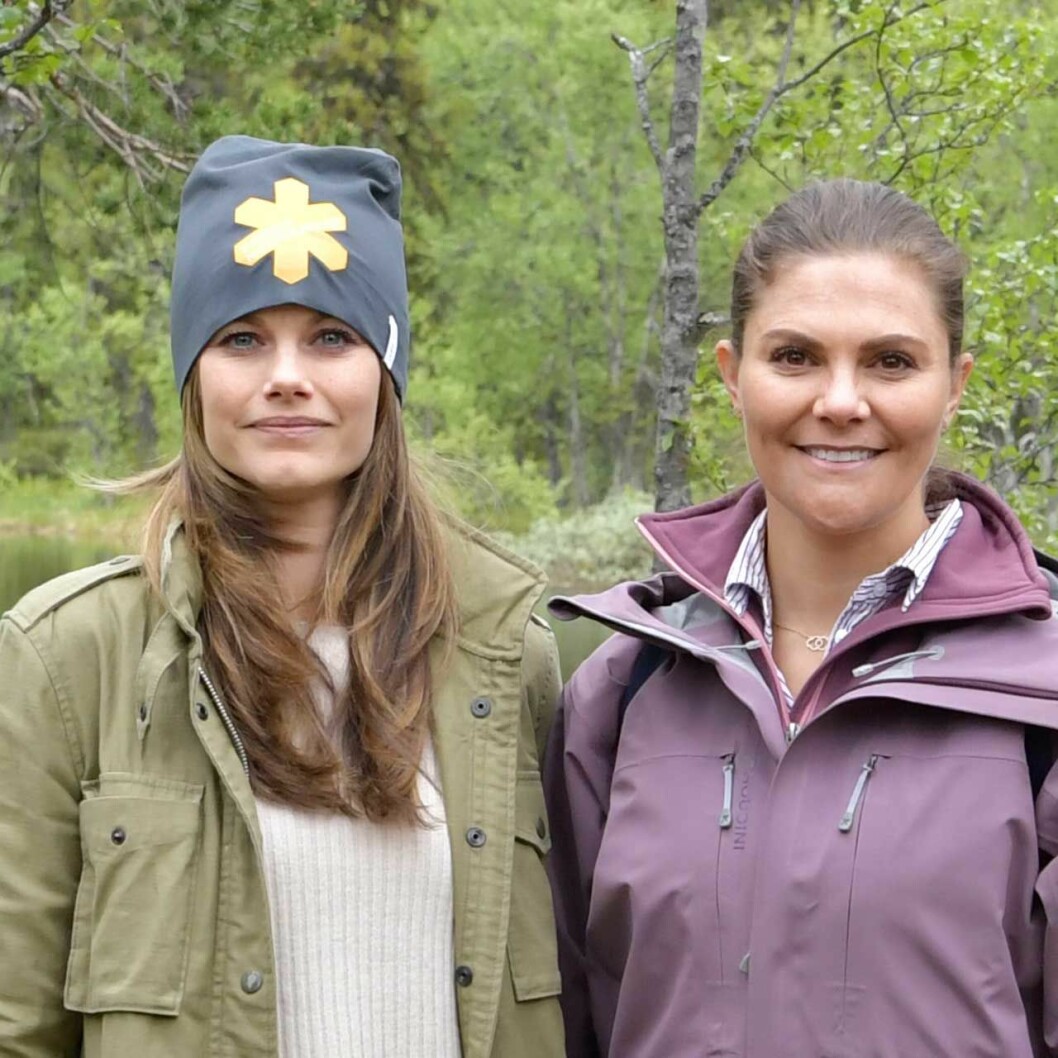 Kronprinsessan Victoria och prinsessan Sofia.