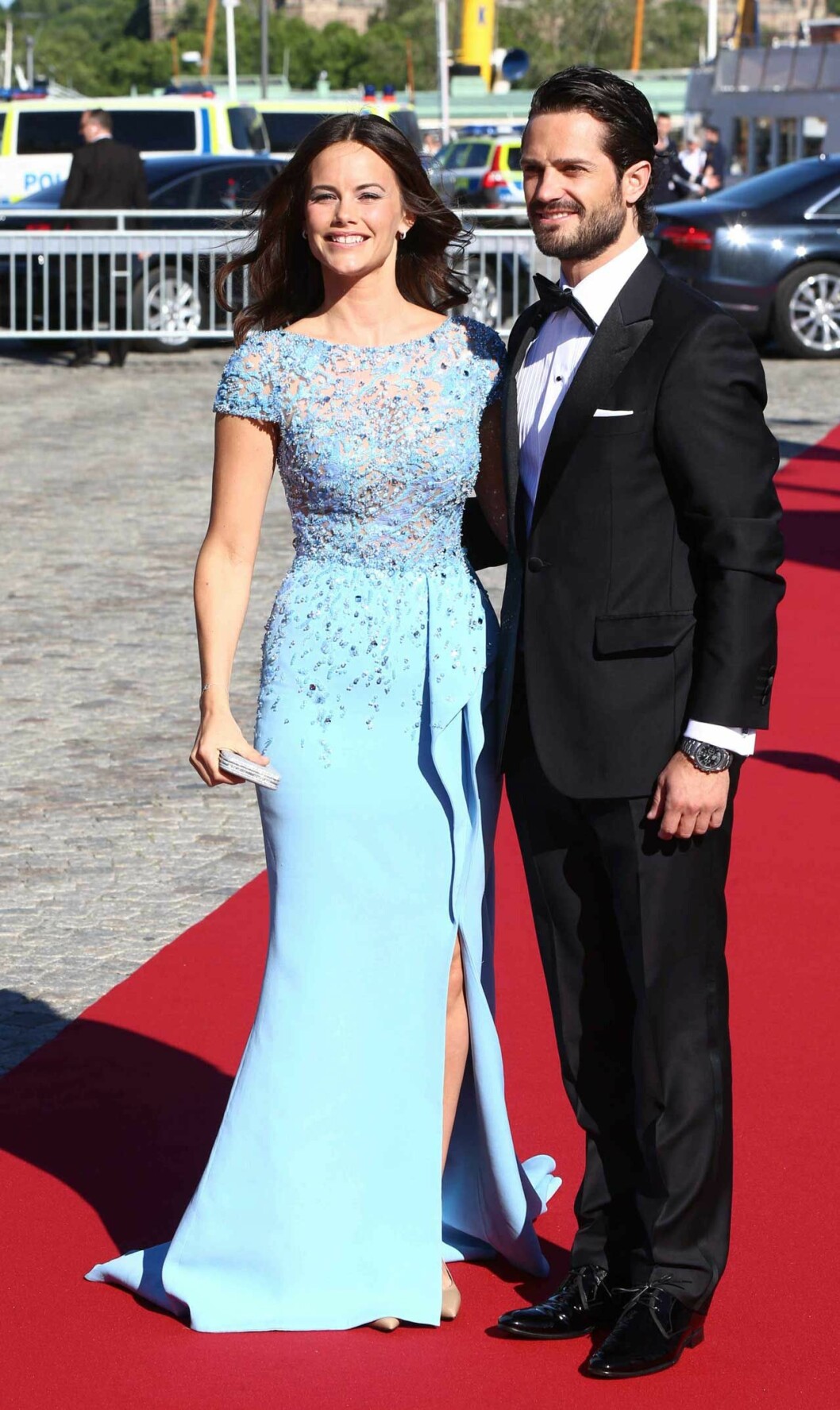 Prinsessan Sofia i klänning från Zuhair Murad. Sofia