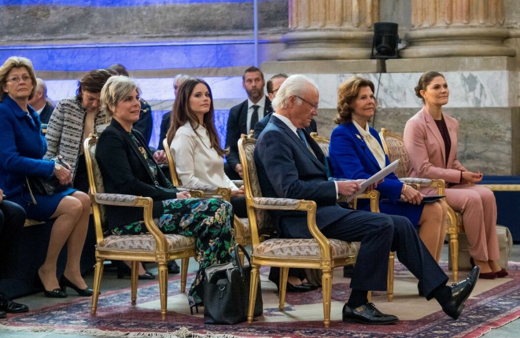 Prinsessan Sofia flyttade från guldstolen…