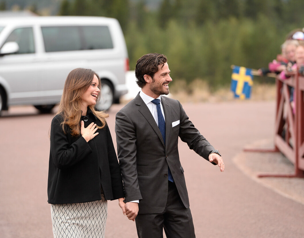 Prinsessan Sofia kunde inte hålla tårarna tillbaka under besöket i Älvdalen. prinsessan sofia älvdalen 2016