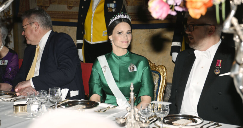 Sofia på den kungliga representationsmiddagen häromveckan!