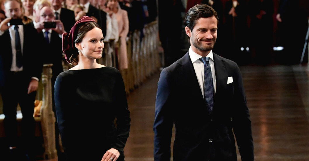Carl Philip och Sofia vid riksmötet 2019, i år fick de stanna hemma!