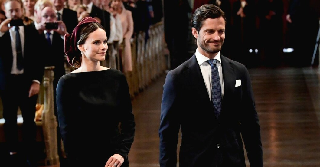 Prinsessan Sofia och prins Carl Philip på plats under riksmötets öppnande ifjol. Prinsessan Sofia och prins Carl Philip på plats under riksmötets öppnande ifjol.