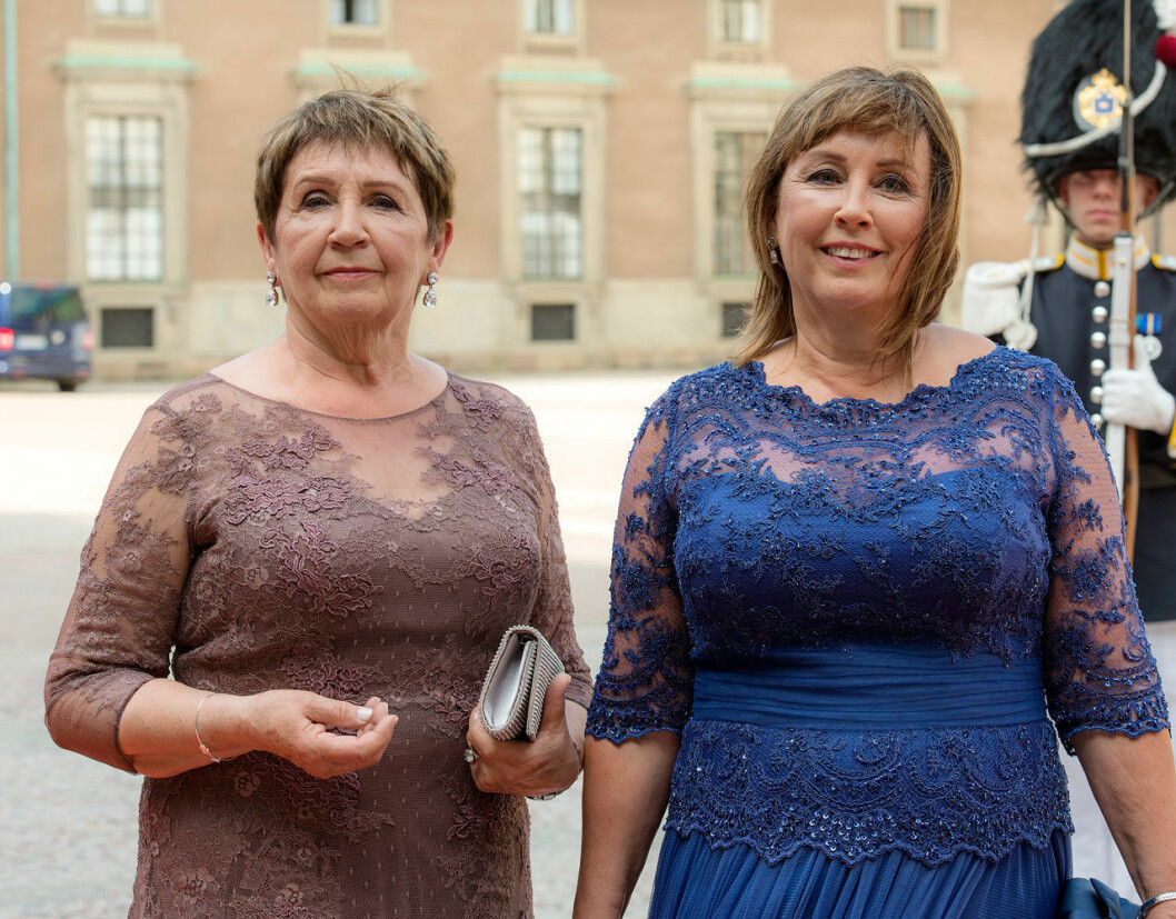 Mormor Britt med sin dotter, Sofias mamma Marie. Sofias mormor Britt Rotman och mamma Marie Hellqvist.