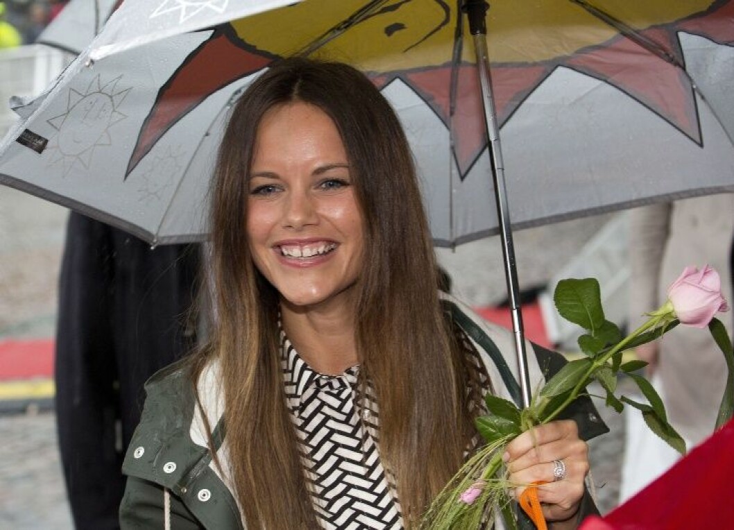 Prince Carl Philip and Princess Sofia visit Mariebergsskogen