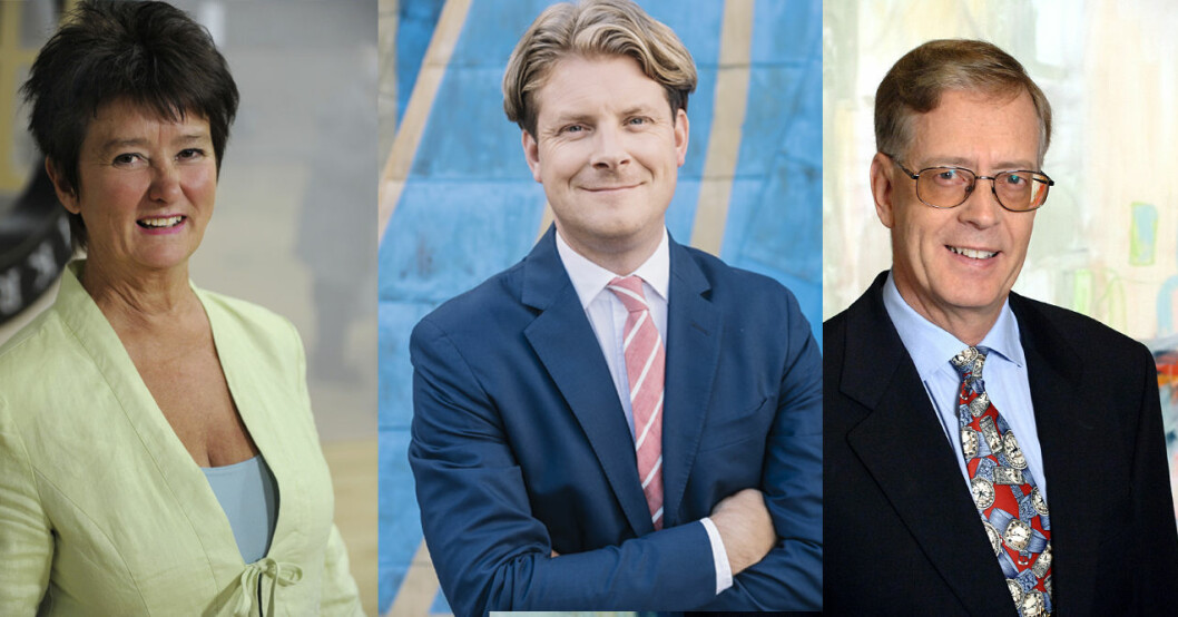 Sonia Nilsson, Rickard Thunér och Bertil Svensson.