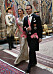 Kronprinsessan Victoria och prins Daniel vid galamiddagen för Sydkoreas president.