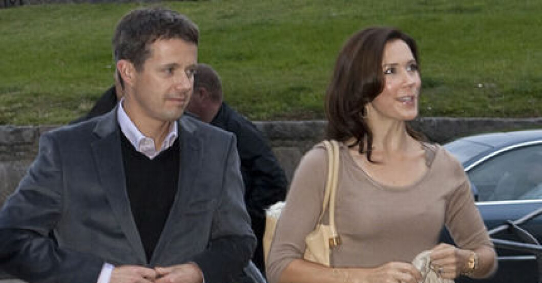 Kronprins Frederik och kronprinsessan Mary. Kronprins Frederik och kronprinsessan Mary.