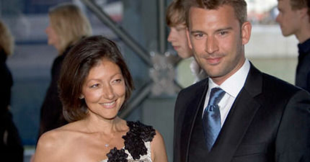 Grevinnan Alexandra och Martin Jörgensen. Grevinnan Alexandra och Martin Jörgensen.