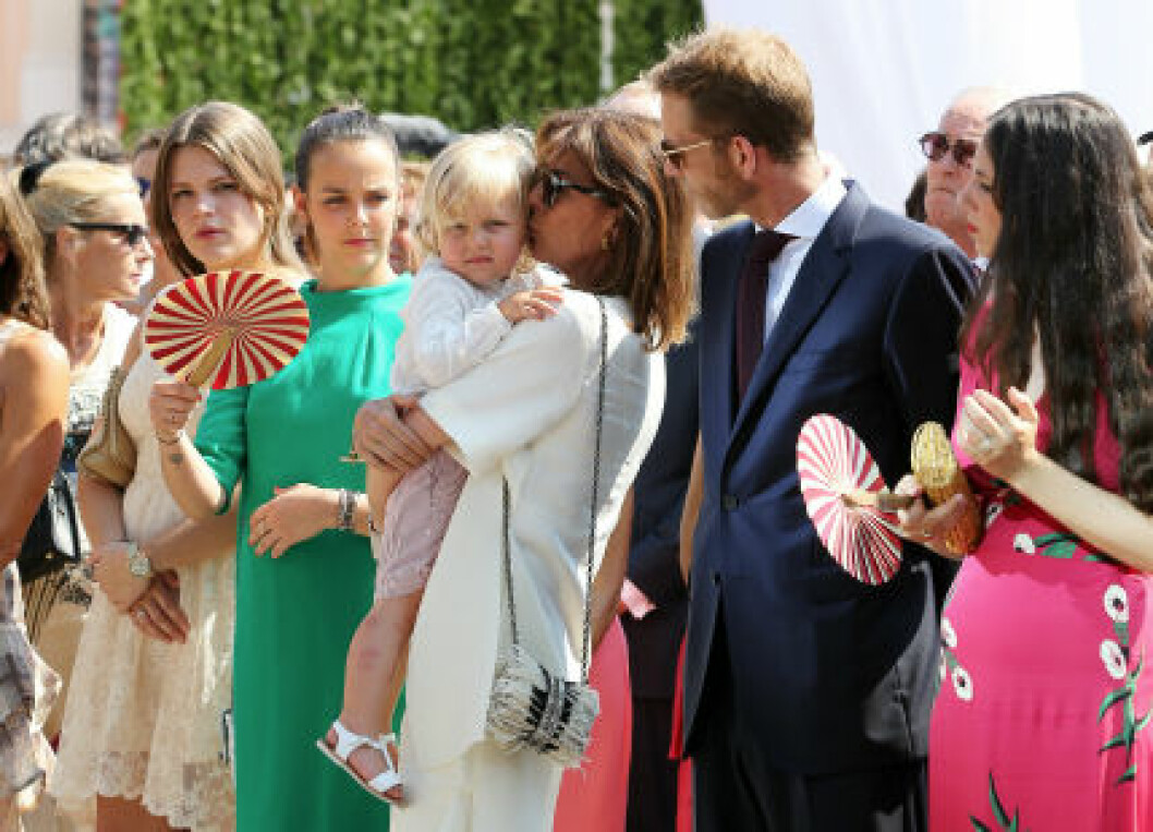 Prinsessan Caroline och hennes familj under furst Alberts regentjubileum tidigare i sommar. Prinsessan Caroline och hennes familj under furst Alberts regentjubileum tidigare i sommar.
