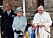 Drottning Elizabeth välkomnade påven.