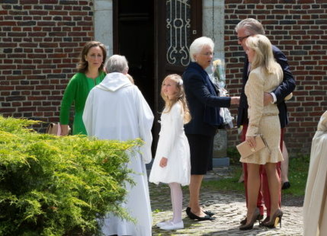 First communion of twin princes Nicolas and Aymeric of Belgium