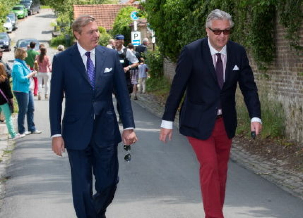 First communion of twin princes Nicolas and Aymeric of Belgium