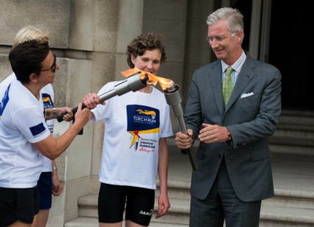Flame of Hope for the Special Olympics European Summer Games