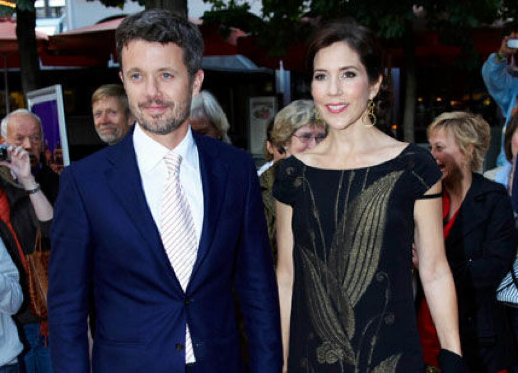 Kronprins Frederik och kronprinsessan Mary. Kronprins Frederik och kronprinsessan Mary.