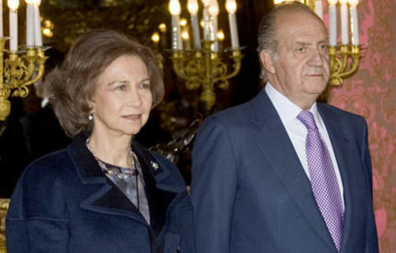 Kung Juan Carlos och drottning Sofia.<br><br><br>Foto: TT Kung Juan Carlos och drottning Sofia