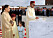 Kung Mohammed av Marocko med sina barn och sin syster.