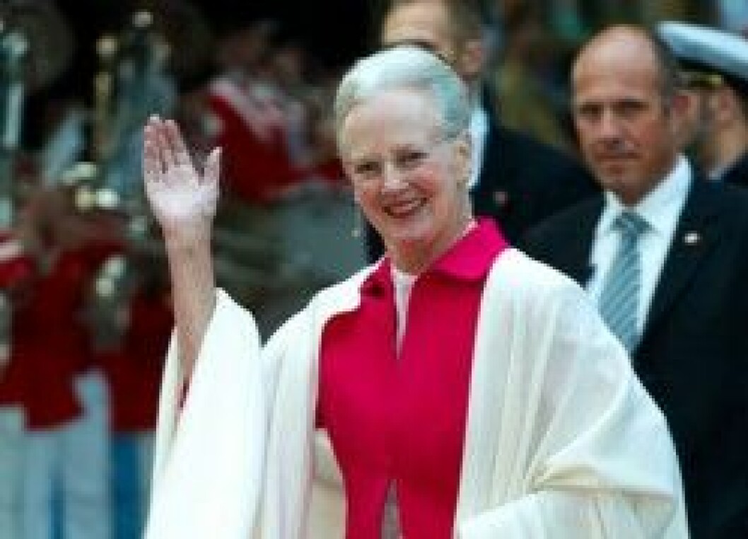 Drottning Margrethe. Drottning Margrethe.