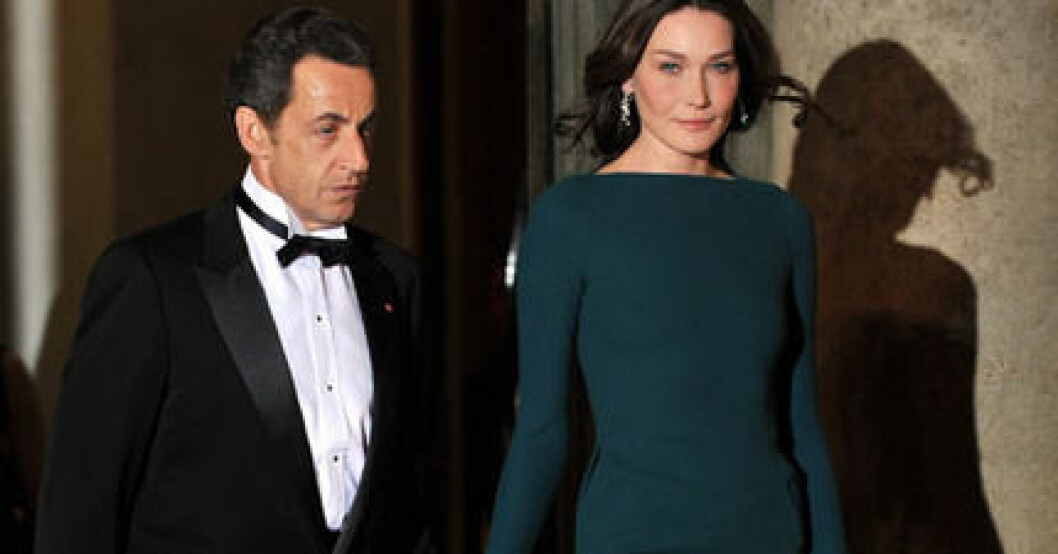 President Nicolas Sarkozy och Carla Bruni. President Nicolas Sarkozy och Carla Bruni.