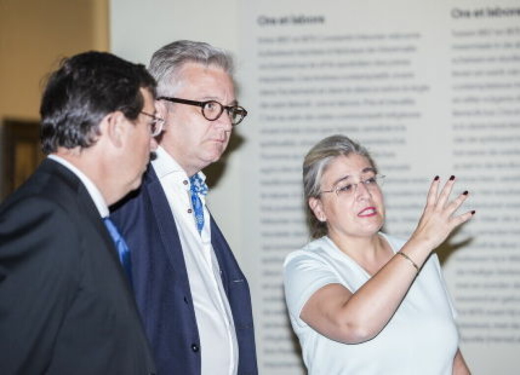 Official opening of a retrospective exposition of Belgian painter and sculptor Constantin Meunier