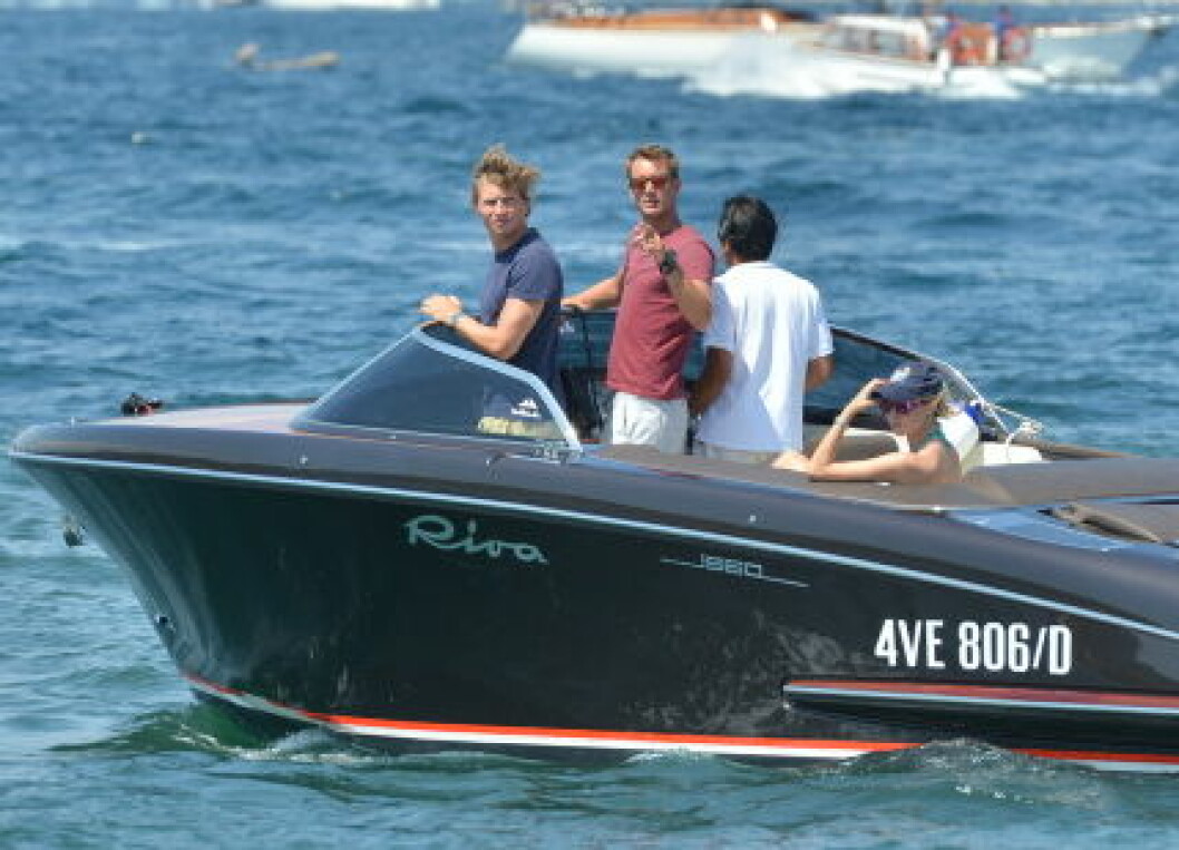 Pierre Casiraghi doing hydrojet in Saint-Tropez
