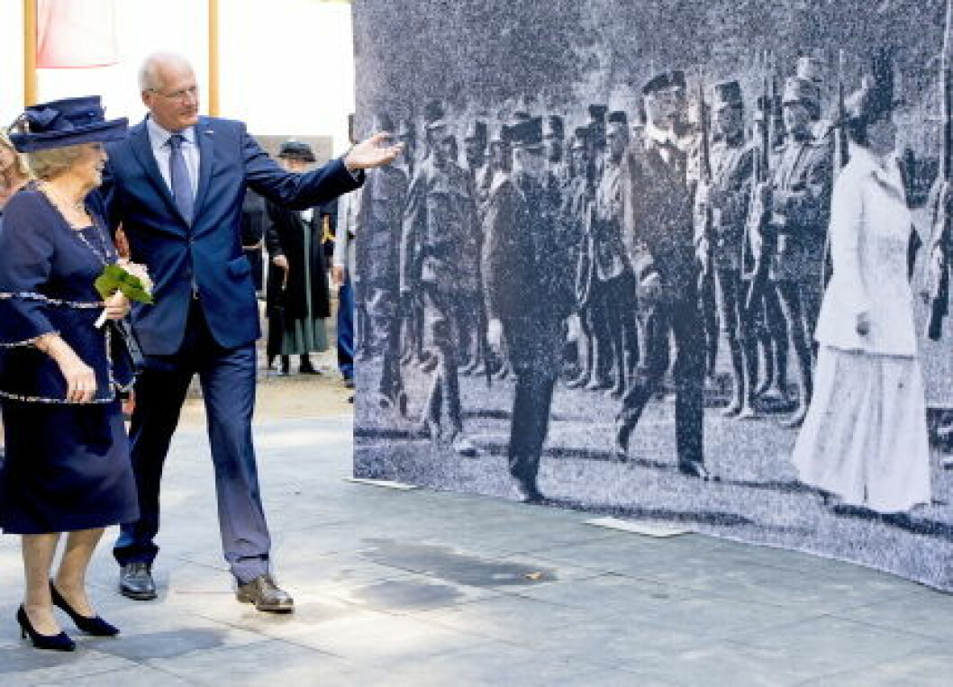 Princess Beatrix opens Pavilion Netherlands and the First World War