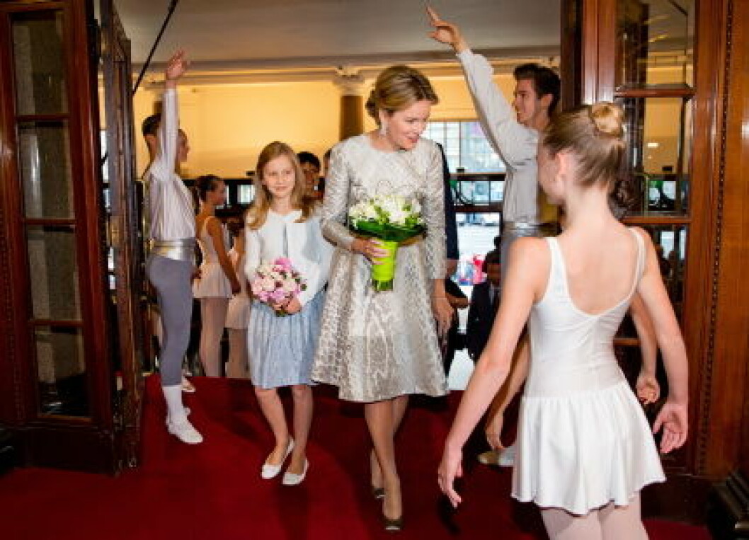 Queen Mathilde and Princess Elisabeth at Genee International Ballet Competition