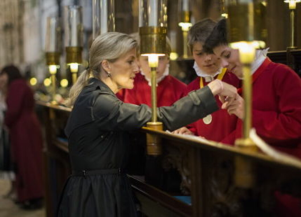 Sophie, Countess of Wessex visits the University of Southampton LifeLab at Southampton General hospital and the Winchester Cathedral