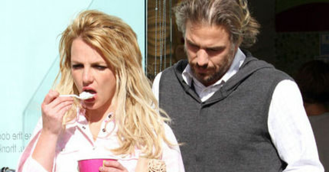 Britney Spears och Jason Trawick.