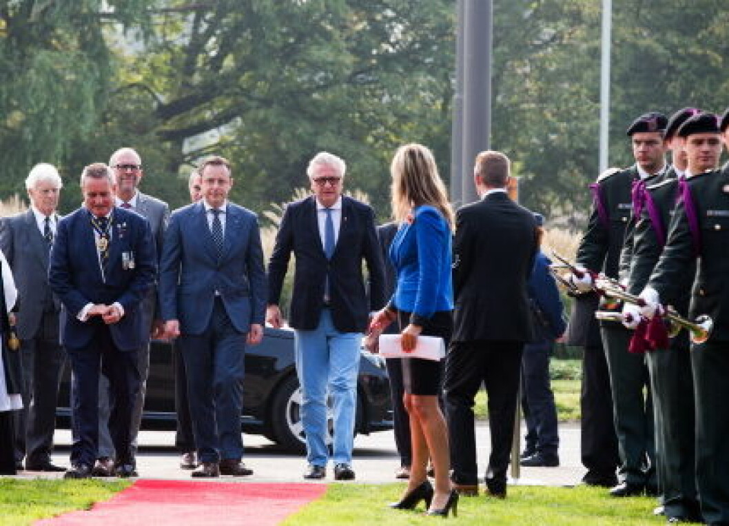 Visit to celebrations to commemorate the liberation during World War II