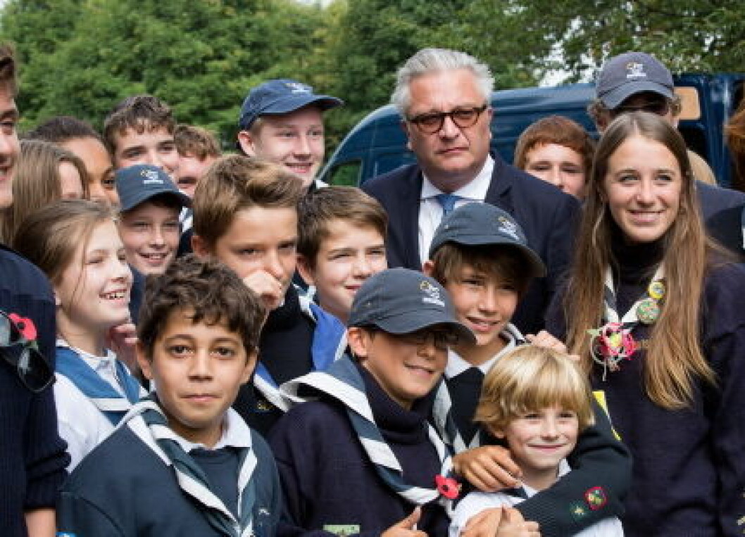 Visit to celebrations to commemorate the liberation during World War II