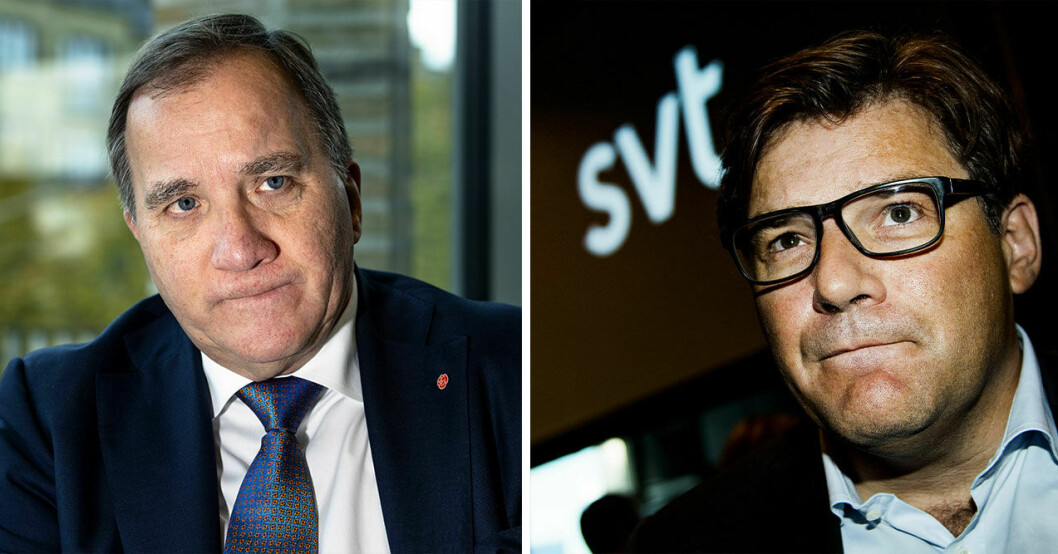 Löfven upprörd över händelsen i tv-programmet – i öppet bråk med SVT