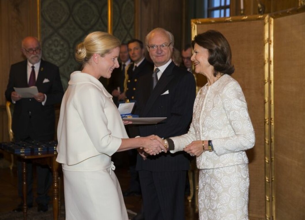 Medal presentation