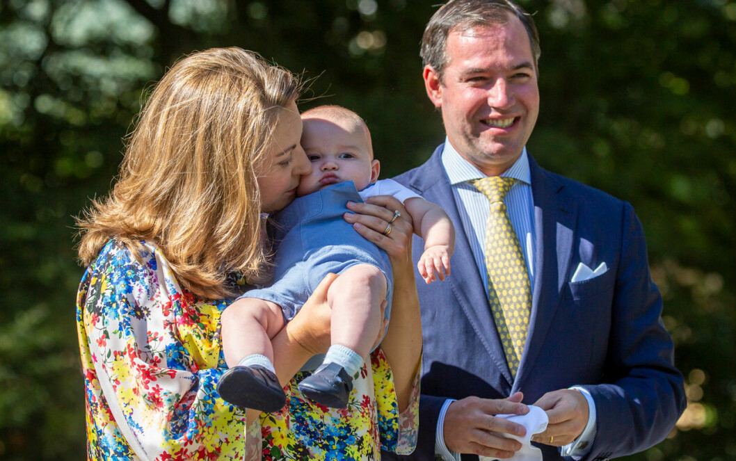 Prinsessan Stepahnie och prins Guillaume